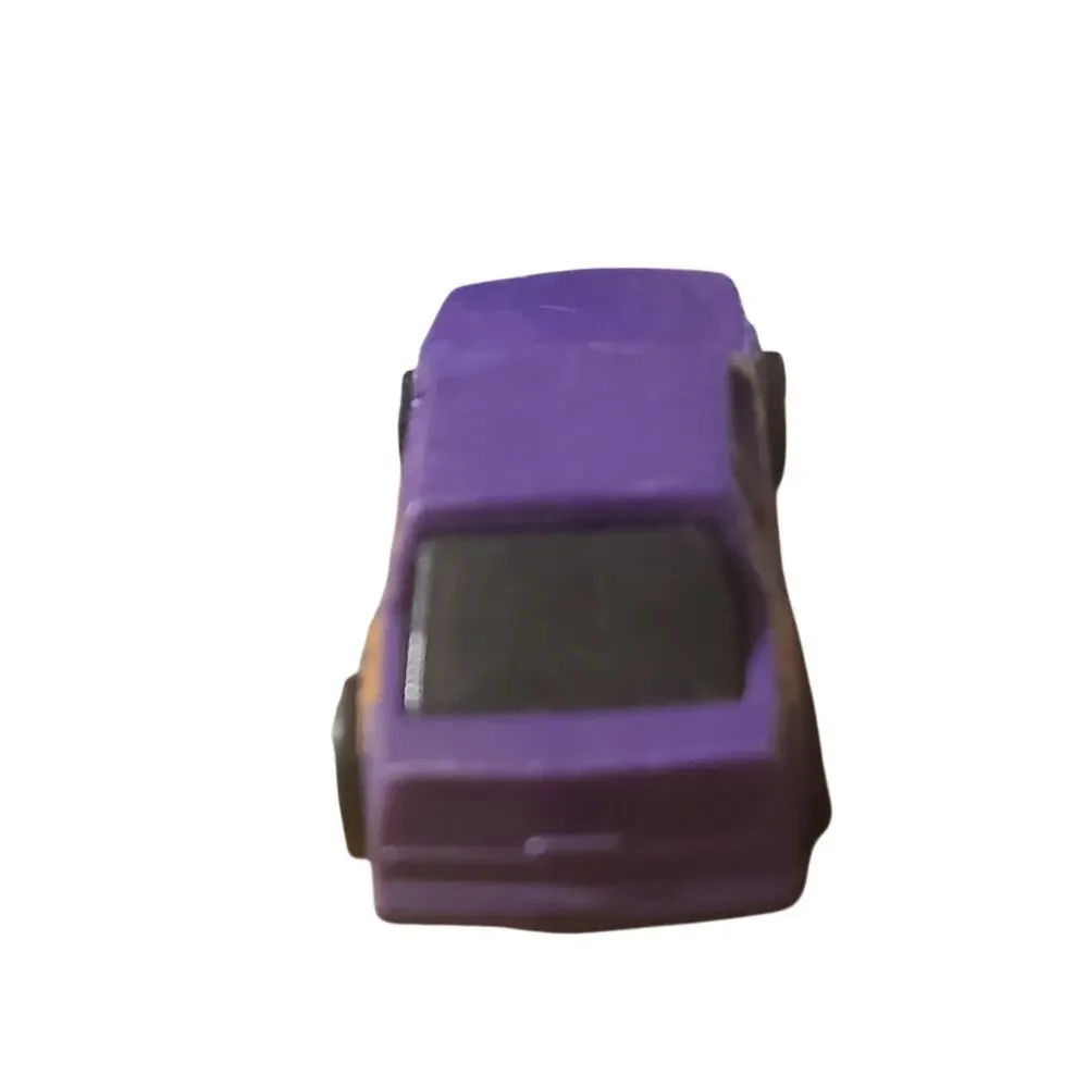 Mattel Hot Wheels 1988 Purple Skull Splat Graphic Tinted Racer Vintage Car Toy